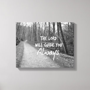 Encouraging Bible Verse Canvas Print