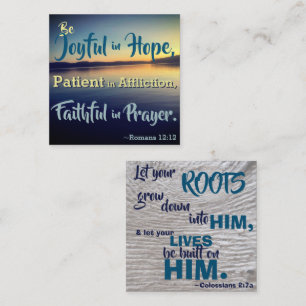 Encouraging Bible Verse Memorization Cards