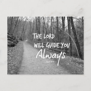 Encouraging Bible Verse Postcard