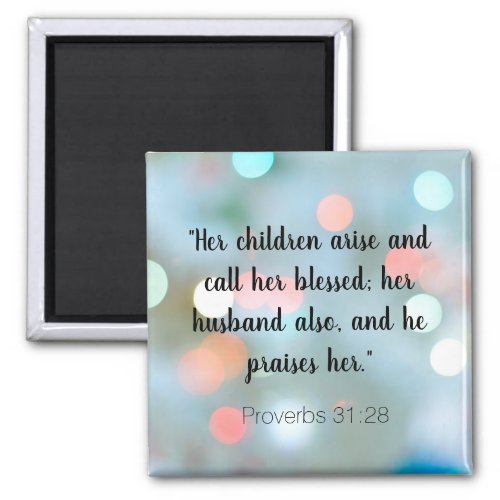 Encouraging Bible Verse Proverbs 31 Christian Magnet