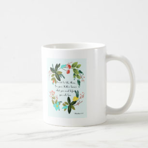 Encouraging Bible Verses Art - Matthew 6:8 Coffee Mug