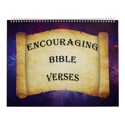 Encouraging Bible Verses _ Large Calendar