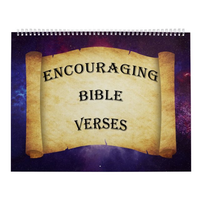 Encouraging Bible Verses - Large Calendar (Cover)