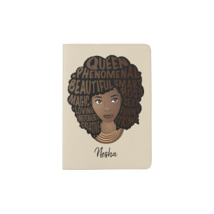 Encouraging Black Women, Beige Passport Holder