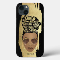 Encouraging Black Women, Natural Hair, Gold Stroke