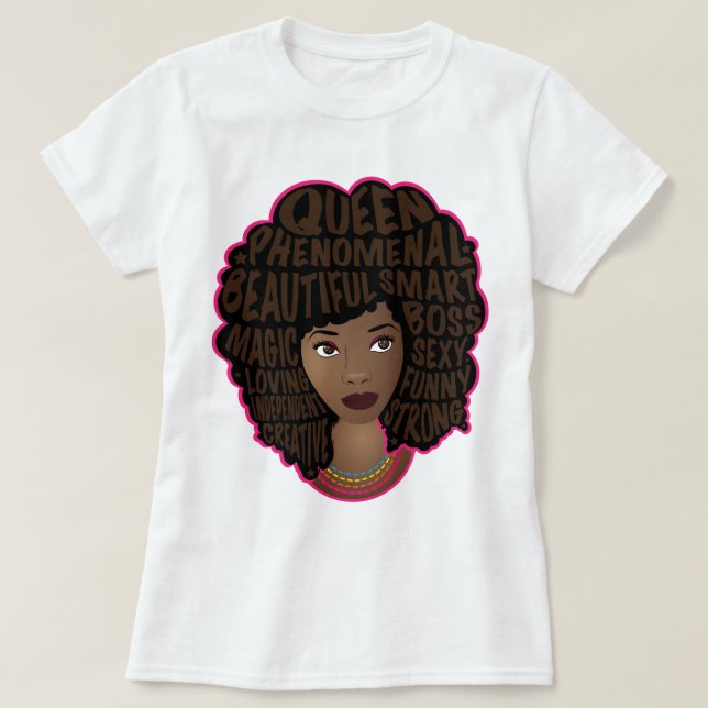 Encouraging Black Women T-Shirt (Design Front)