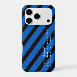 Encouraging Computer Coding Message Striped iPhone 17 Pro Case