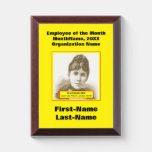 [ Thumbnail: Encouraging, Eye-Catching "Employee of The Month" Award Plaque ]