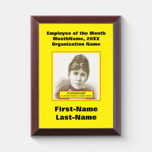 Encouraging Eye_Catching Employee of the Month Award Plaque