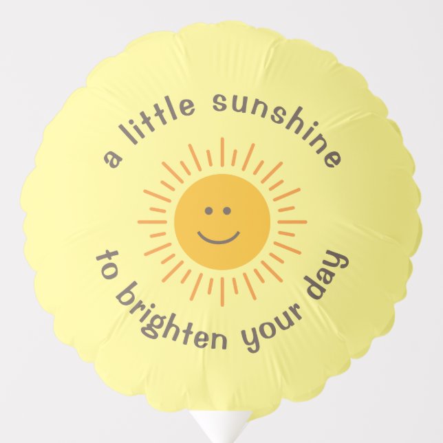 Encouraging Get Well Soon Air-Filled Balloon (Front)
