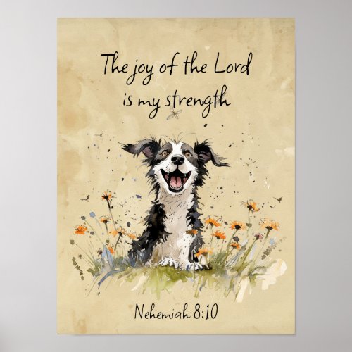 Encouraging Joy of the Lord is my Strength Poster