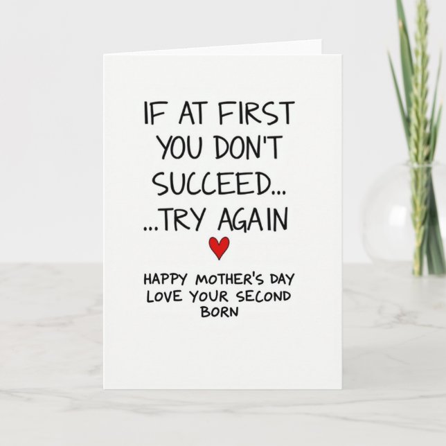 Encouraging Mothers Day Card (Front)