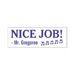 [ Thumbnail: Encouraging "Nice Job!" Teacher Rubber Stamp ]