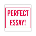 [ Thumbnail: Encouraging "Perfect Essay!" Tutor Rubber Stamp ]