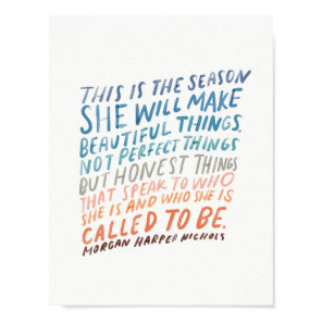 Encouraging quote for artists poster