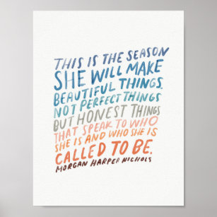 Encouraging quote for artists poster