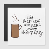 Encouraging religious Bible Verse Coffee Magnet (Front/Back)