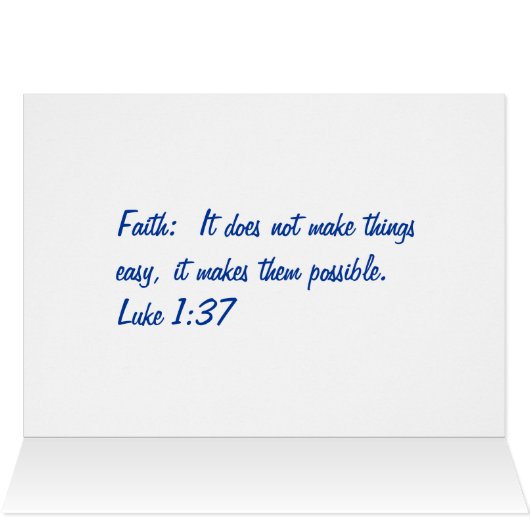 Encouraging Religious Card (Inside Horizontal (Top))