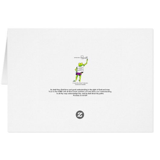 Encouraging Scripture Proverbs 3:4-6 Cards (Back Horizontal)