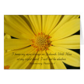 Encouraging Scripture Psalm 16:8 Cards (Front Horizontal)