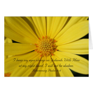 Encouraging Scripture Psalm 16:8 Cards