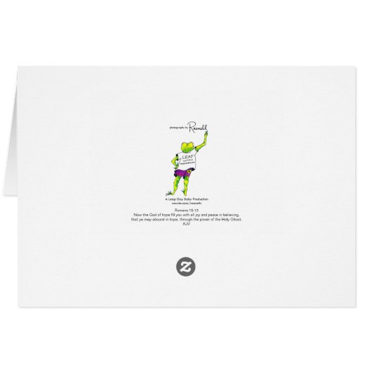 Encouraging Scripture Romans 15:13 Cards (Back Horizontal)