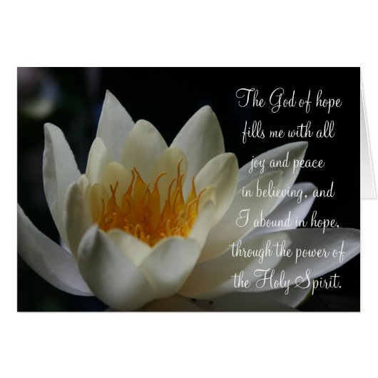 Encouraging Scripture Romans 15:13 Cards (Front Horizontal)