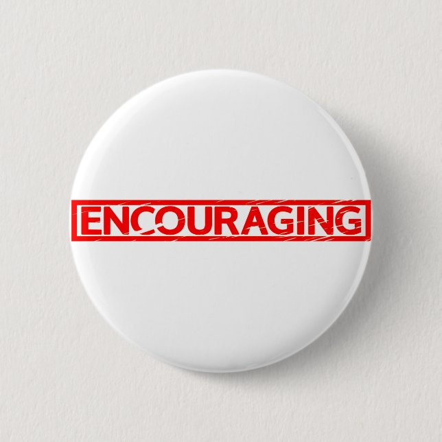 Encouraging Stamp Button (Front)