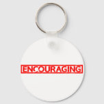 Encouraging Stamp Keychain