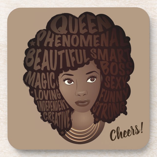 Encouraging Women Coasters Set of 6 (Front)