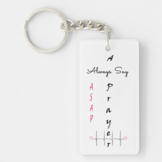 Encouraging Words on Acrylic Key Chain