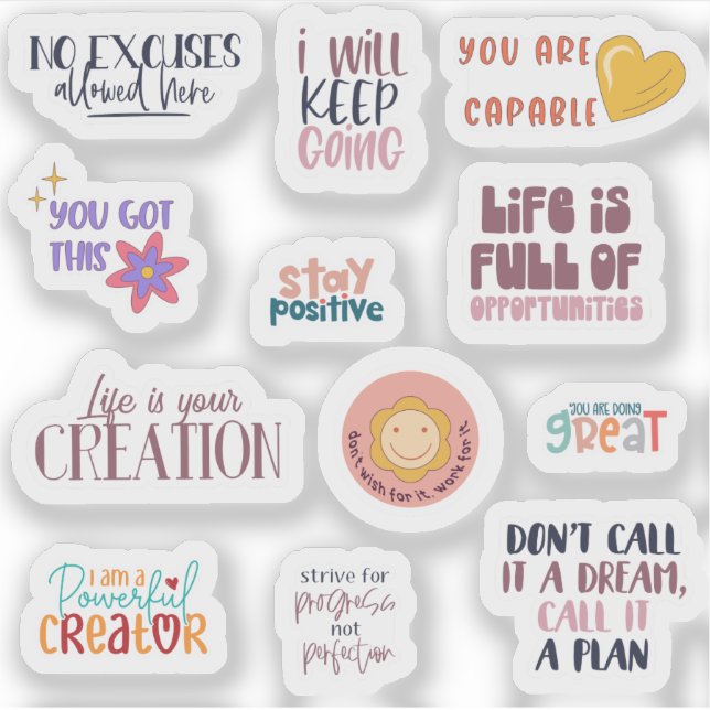Encouraging Words-- Sticker (Front)