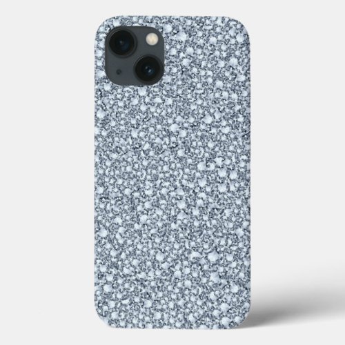 Encrusted Diamonds Look Glitter Patter iPhone 13 Case