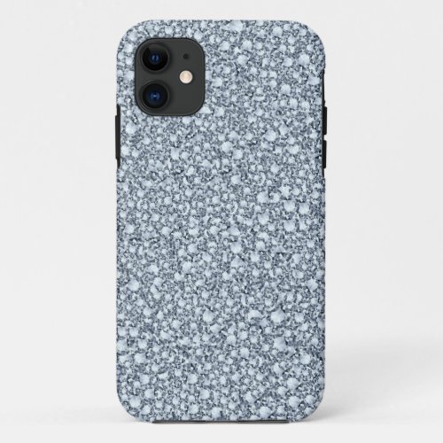 Encrusted Diamonds Look Glitter Patter iPhone 11 Case