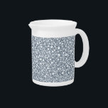 Encrusted Diamonds Look Glitter Patter Drink Pitcher<br><div class="desc">Elegant sparkling diamonds look glitter pattern(image of diamonds) with customizable monogram.  Diamonds pattern is seamless and can be made bigger or smaller.</div>