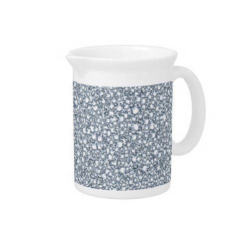 Encrusted Diamonds Look Glitter Patter Drink Pitcher