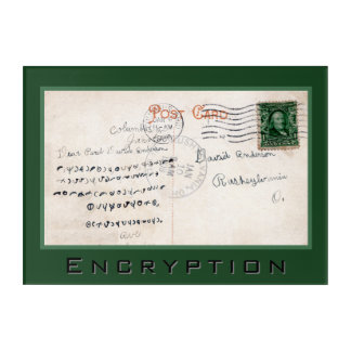 Encryption Acrylic Wall Art
