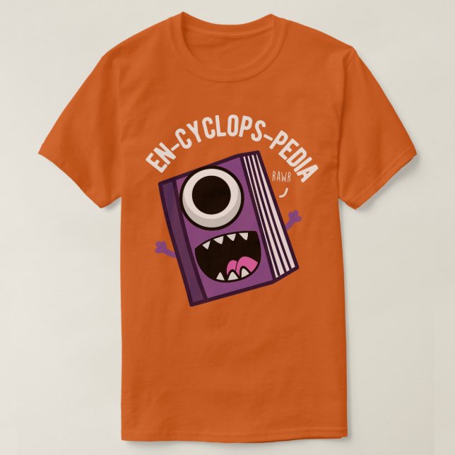 Encyclopspedia Funny Encyclopedia Pun 1 T-Shirt (Design Front)