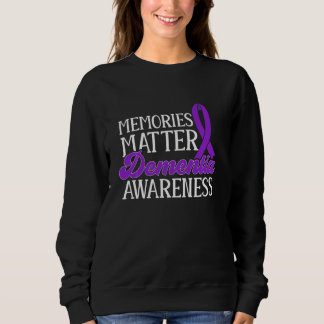 End Alz Dementia Awareness Alzheimer Awareness Sweatshirt