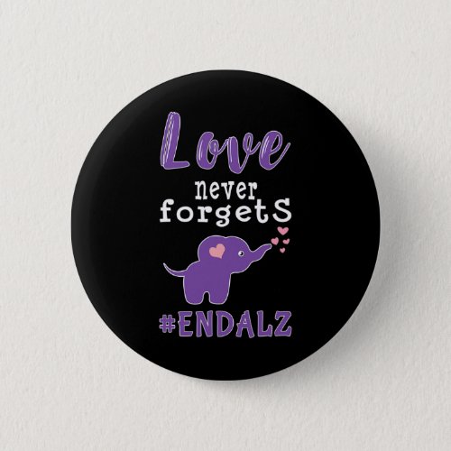 End Alzheimer Heimer Heimers Awareness  Button