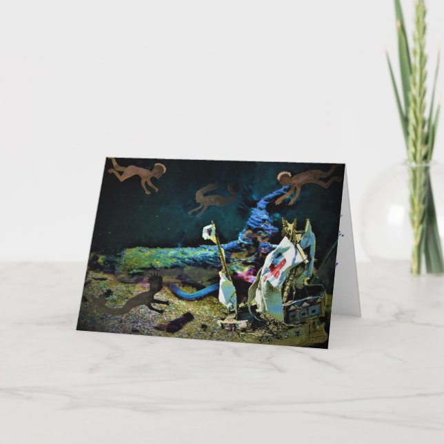 End - Approaching the Lost Treasure Congrats Card (Front)