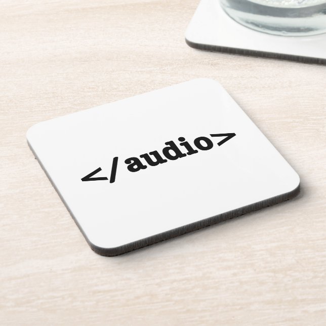 End Audio HTML5 Code Coaster (Left Side)