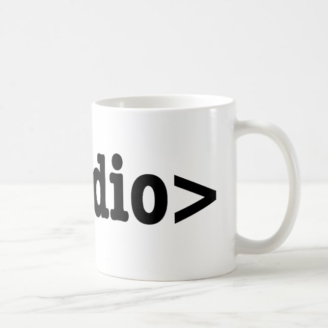 End Audio HTML5 Code Coffee Mug (Right)