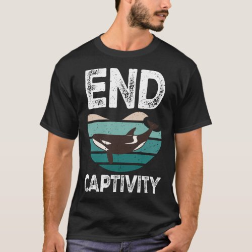 End Captivity Orca Sea Mamal Lover Pullover Hoodie