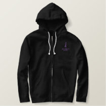 End Domestic Violence Embroidered Hoodie