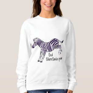 End Ehlers-Danlos Syndrome with Zebra Sweatshirt