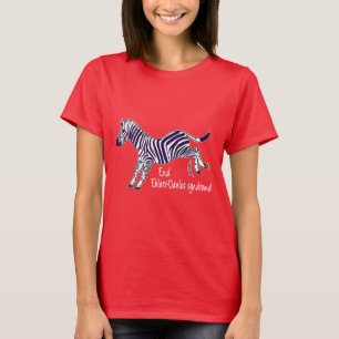 End Ehlers-Danlos Syndrome with Zebra T-Shirt