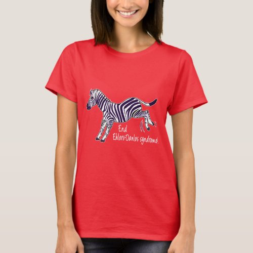 End Ehlers_Danlos Syndrome with Zebra T_Shirt