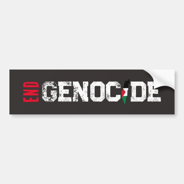 End Genocide Bumper Sticker (Front)