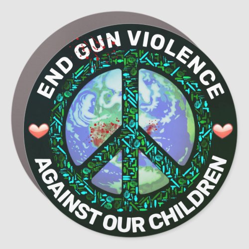 End Gun Violence Against Our Children Car Magnet